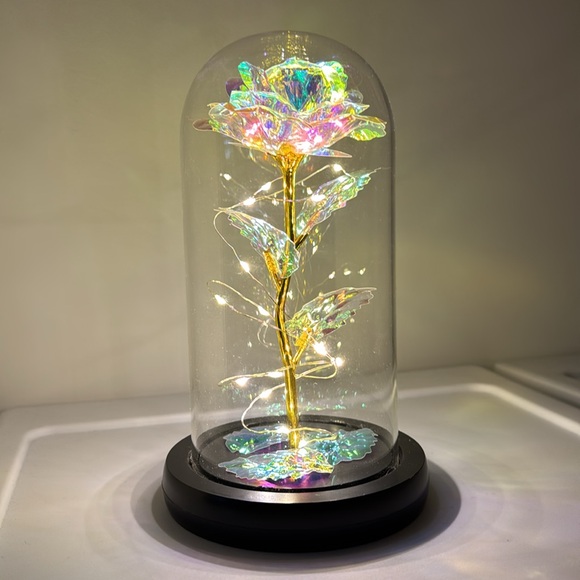 Light Up Glass Otlonpe Rose - Picture 7 of 8